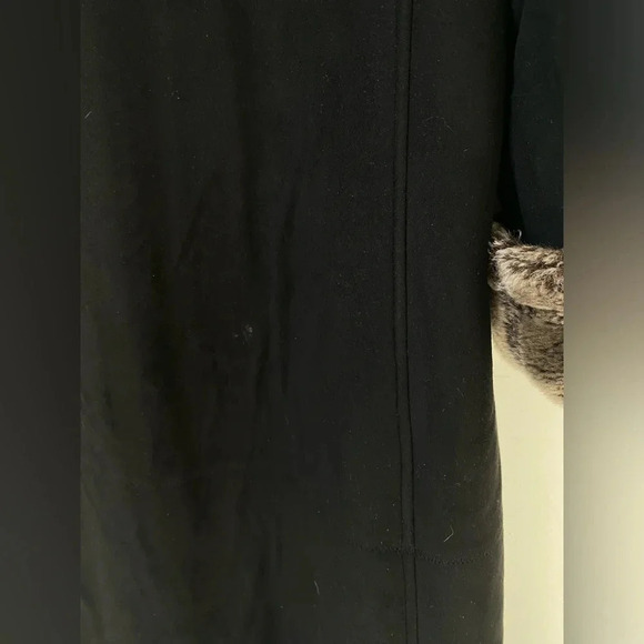 Vintage Jacket Women’s Medium Shearling Faux Suede MidLength Coat Faux Fur Lined - Picture 10 of 10